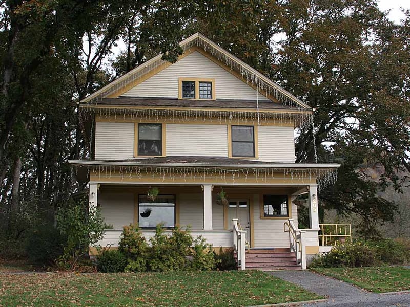 Older house with roof detail